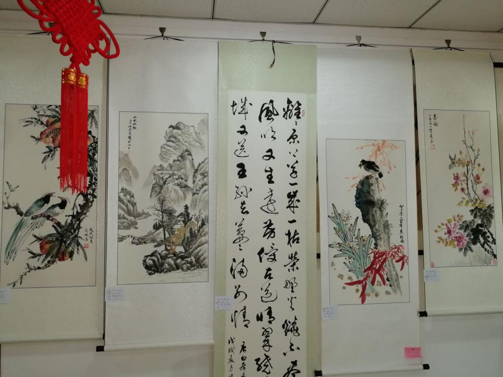 我校老同志作品参加省直老干部第29届书画展